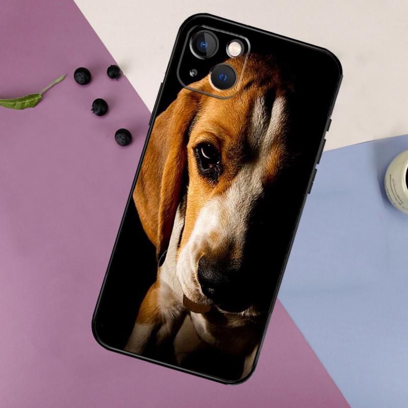 Beagle Dog Cute Cartoon Soft Phone Case For iPhone 16 15 14 13 12 11 Pro MAX XS X XR 7 8 Plus 13 12 Mini Back Cover