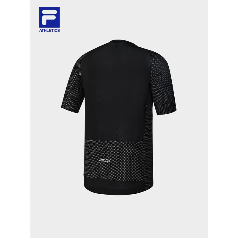FILA Men's Slim-Fit Cycling Short-Sleeve Knit Top