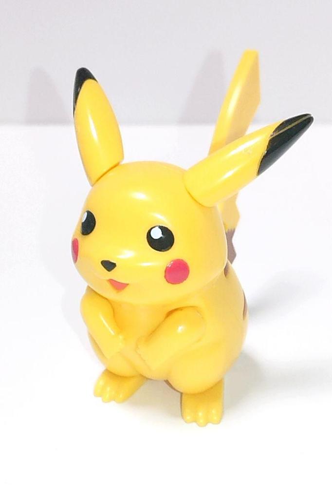 [USED] Pokémon Plastic Model Pikachu Figure CD Aim To Be a Pokémon Master