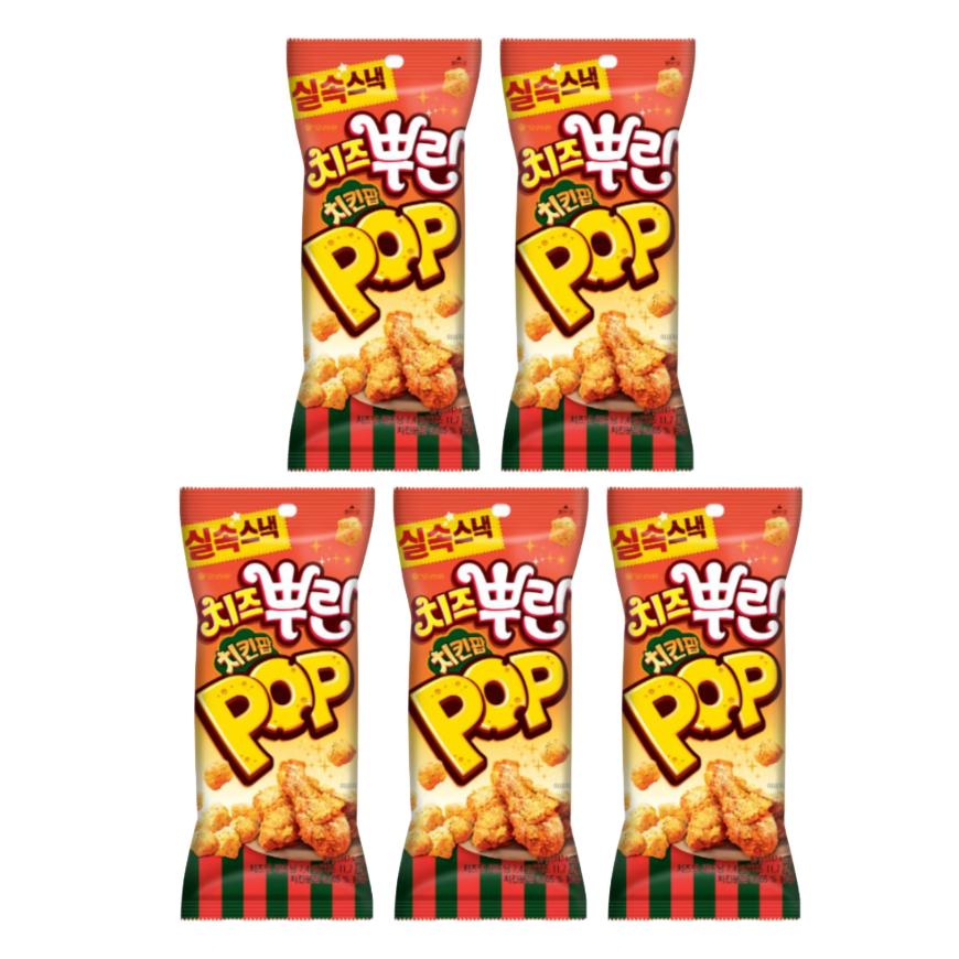 Orion Chicken Pop Süß Scharf Hühnchen Geschmack (81g) , Chicken Pop   Käsegeschmack (81g) (9 Optionen)