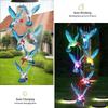 Blue Bird Wind Chime Lamp Color changing Solar Wind Chime Colorful Butterfly Wind Chime Lamp Waterproof Outdoor for Courtyard Garden Decoration