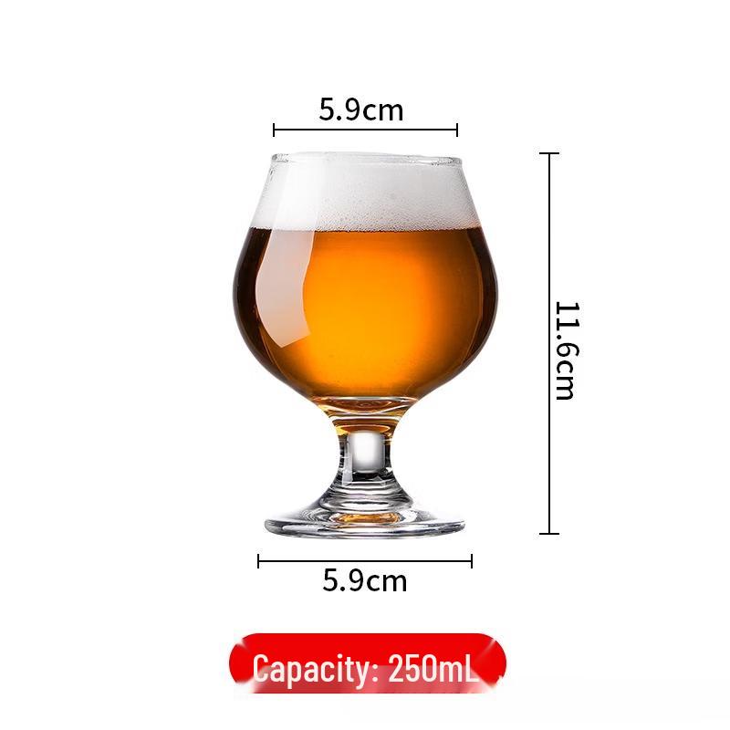 Shangqi Thickened Glass Beer Mugs (Set of 2)