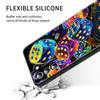Creative poker card patterns Phone Case For Samsung Galaxy S26 S25 S24 S23 S22 S21 S20 Ultra Plus FE 5G Black Soft TPU