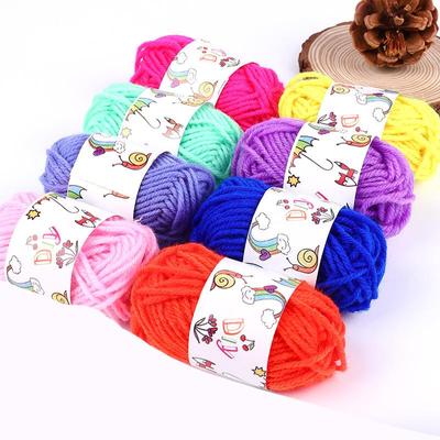 Acrylfasern Fasern Strickwolle Garn Handarbeit Gefärbt Lanas Für Häkeln Handwerk Pullover Hut Puppen Bei Polyacrylnitrilfaser