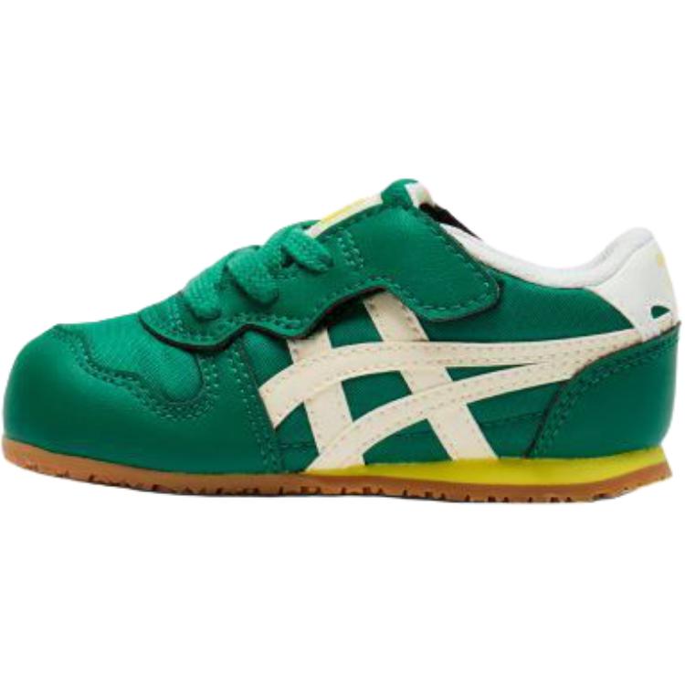 ONITSUKA TIGER Serrano Kids Comfortable Soft Low-Top Walking Shoes Baby Sneaker Green 1184A083-301