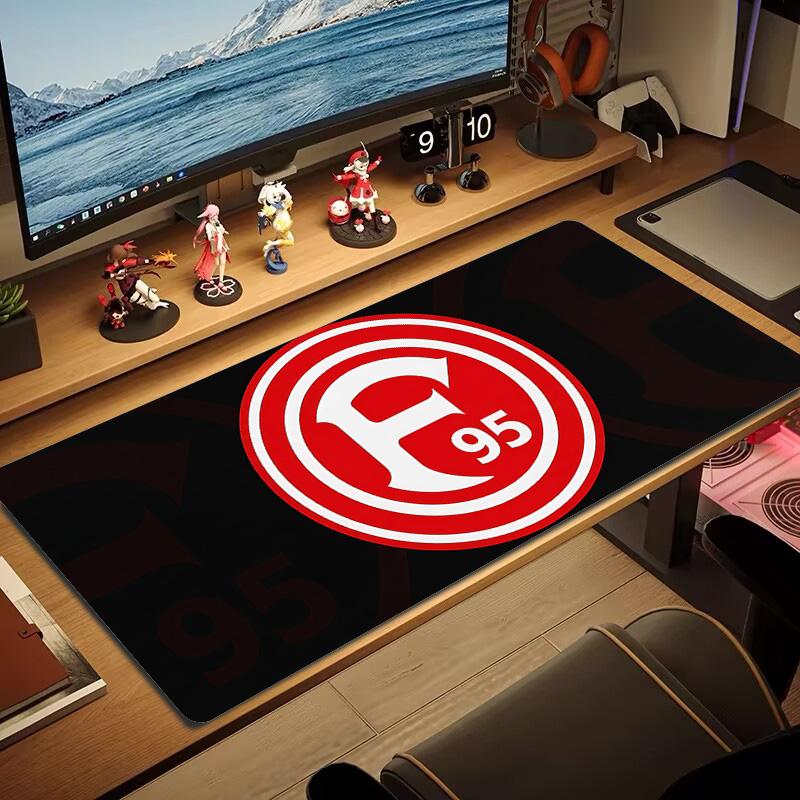 Tappetino per Mouse Colore Fortuna Düsseldorf Grande Cuscino per Tavolo da Gioco Antiscivolo Laptop Tablet Mousepad Grande Tappetino XXL Mini PC Tappetino da Gioco Con bordo bloccato