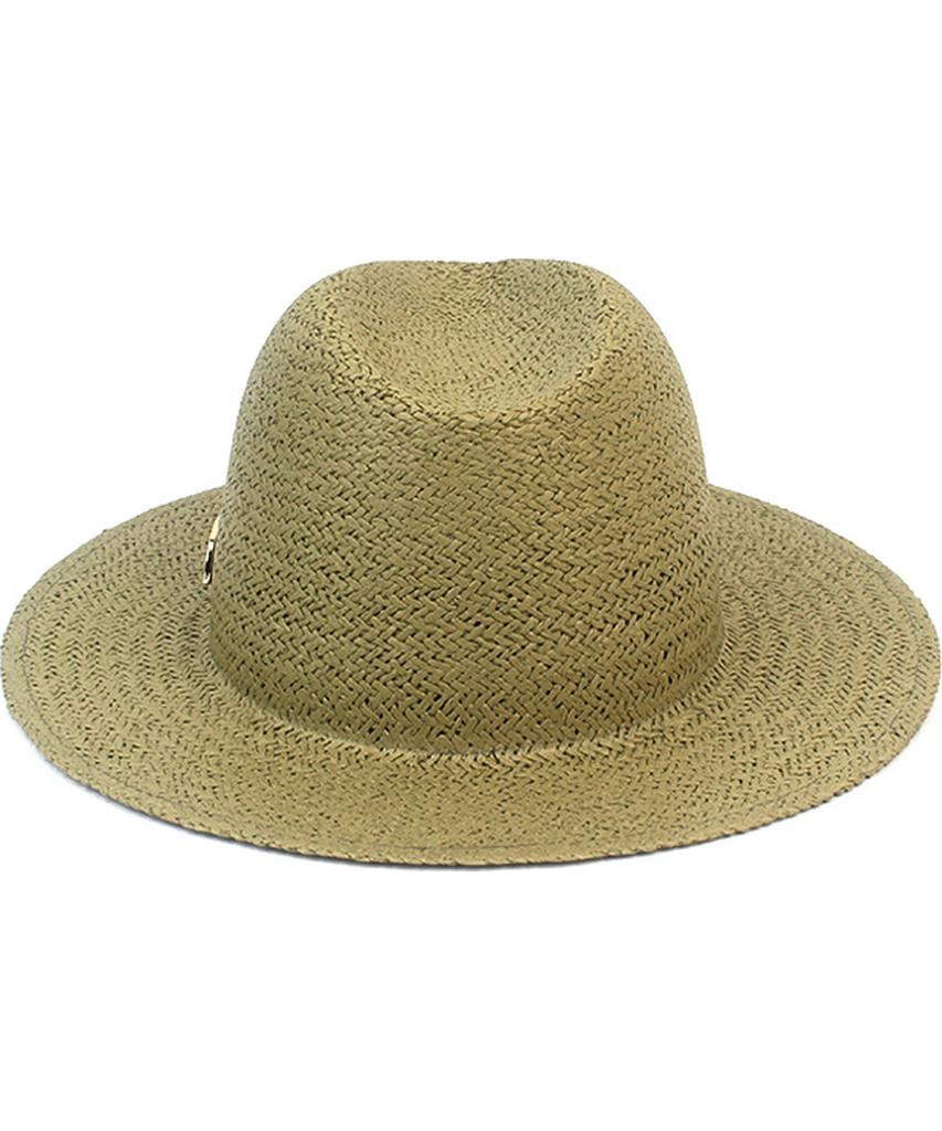 Yunibeosyeolkemiseuteuli Swing Basic Khaki Simple Fedora Summer Fedora