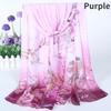 New Chiffon Scarves Women Summer Silk Scarf Chiffon Thin Shawls And Wraps Foulard Flower