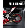 1/9 Ducati 1199 Panigale R Alloy Die Cast Motorcycle Model Toy Vehicle Collection Sound and Light Off Road Autocycle Toys Car