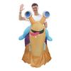 Funny Riding Snail Inflatable Costume, Adults