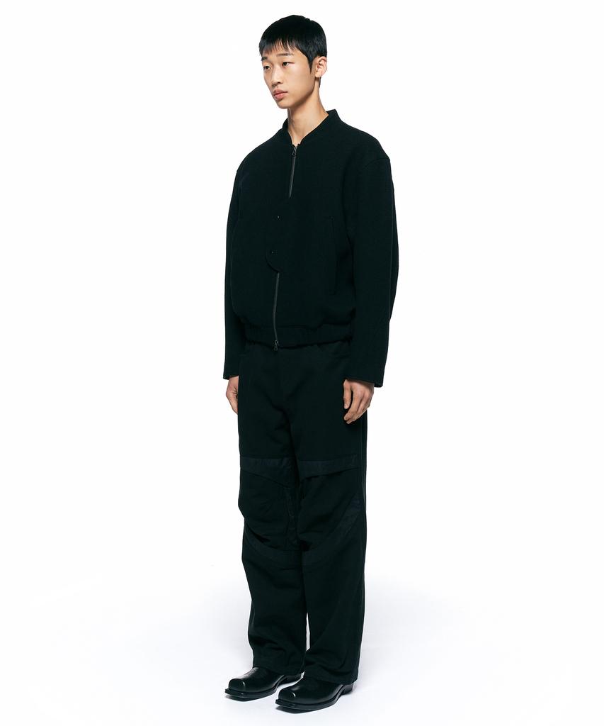 Insilence Uncover Virgin Wool Blouson Black