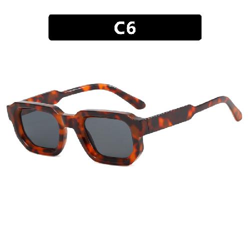 Fashion Big Frame Double Beam Sunglasses Female High-end Sense of European and American Classic Sunglasses Driving Sunscreen Sunglasses