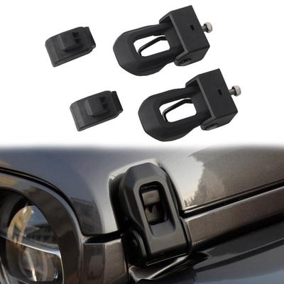 Hood Latch Latches Set Take Off For 2018-2019 Jeep Wrangler JL JLU JK 68240952AE