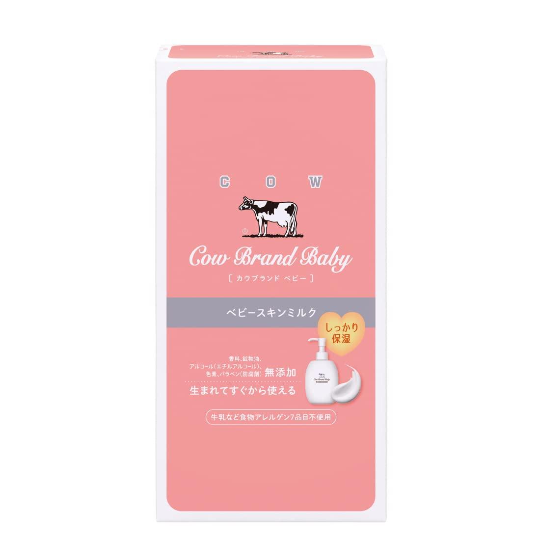 

Cow Brand Baby Skin Milk 300g - 90% Food Ingredients, Gentle on Eyes, Hypoallergenic Moisturizer for Sensitive Baby Skin