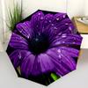 1PC Daisy Flowers Folding Umbrella Fashion Auto-Open Design 8 Iron Ribs Plastic Handle Foldable Sunshade Perfect Christmas Gifts