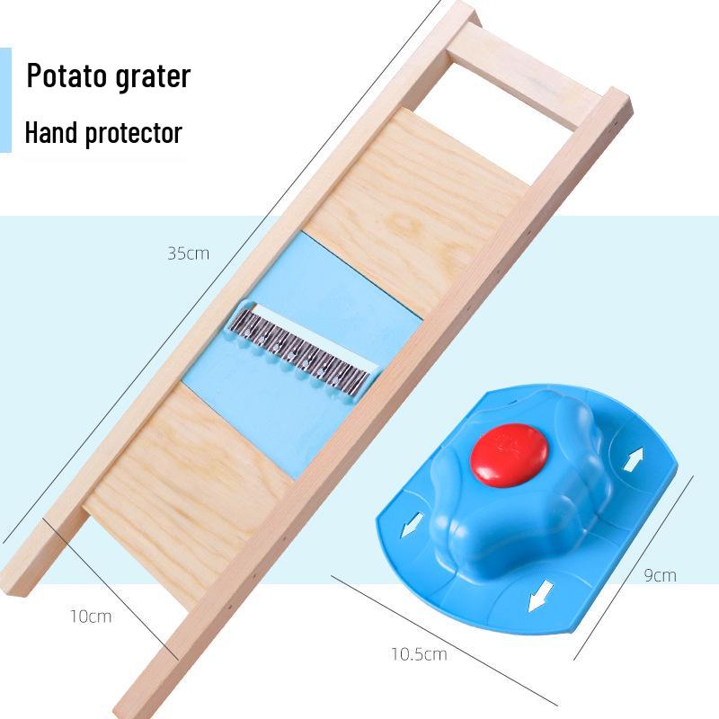 Potato Grid Wave Slicer & Scraper – Household Knife for Potato Chips.