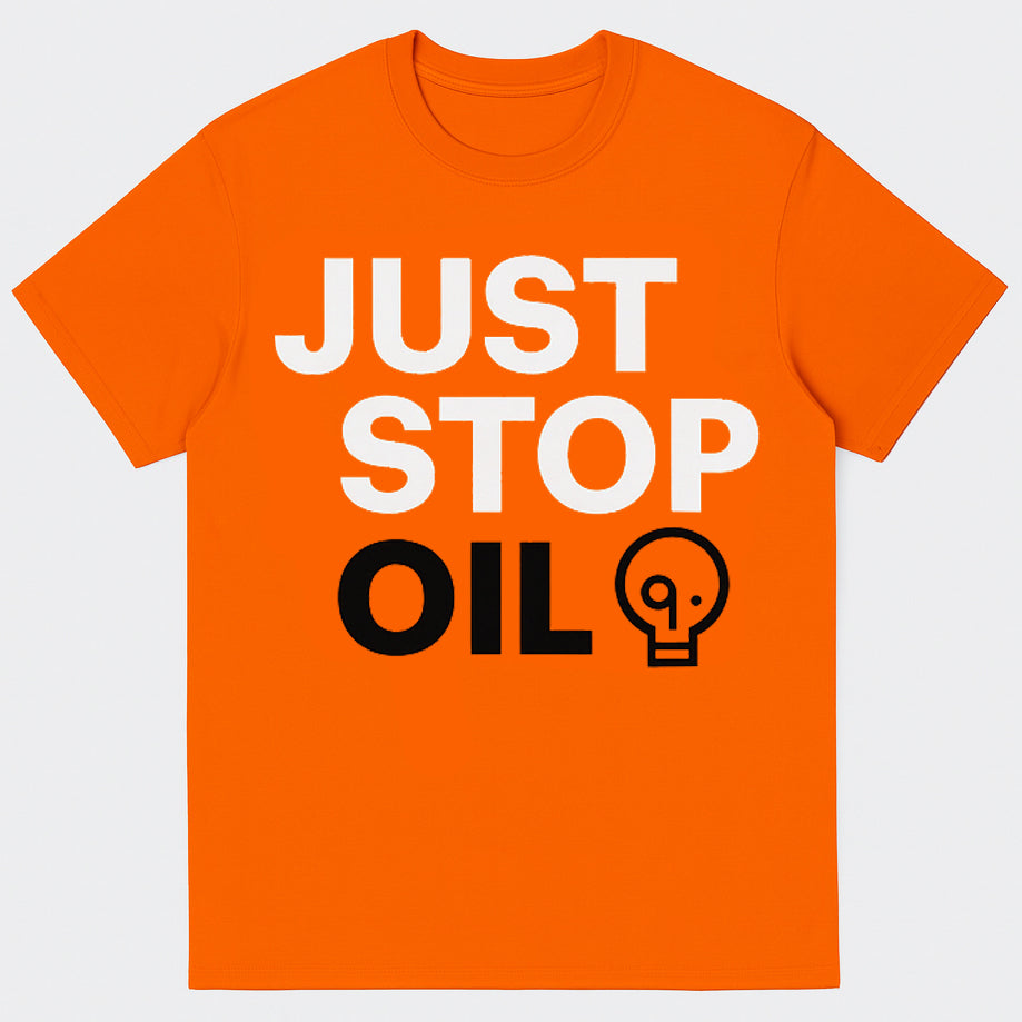 Just Stop Oil Mens T Shirt Womens Tops Tees S