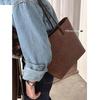 Winter Portable Commuter Bag Female Retro Simple Tote Bag Wild Large-capacity Shoulder Bag