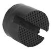 Slotted Frame Rail Floor Jack Adapter Lift Rubber Pad Stand Holder 5cm 1.96inch Diameter