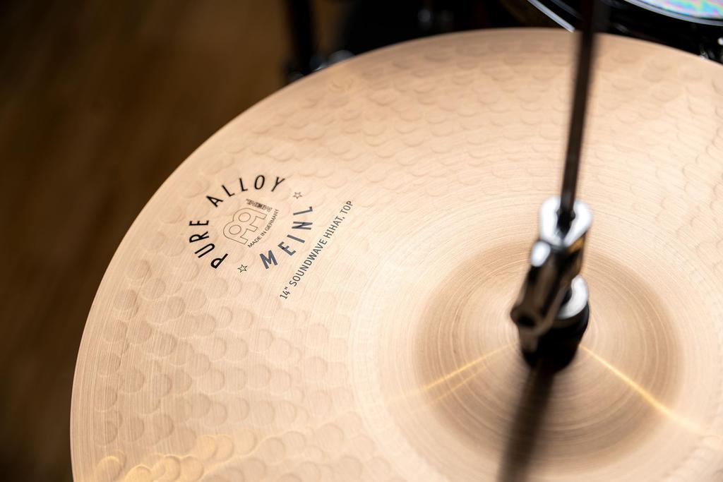 MEINL Cymbals Pure Alloy Series Cymbals Soundwave Hihat PA14SWH Hi-hat 14" []