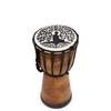Djembe Drum Wide Top Buddha Design 13cm