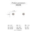Silver Needle French Retro Flower Fairy Pearl Ball Earrings Female Super Fairy Temperament Versatile Personality Fashion Stud Earrings Jewelry