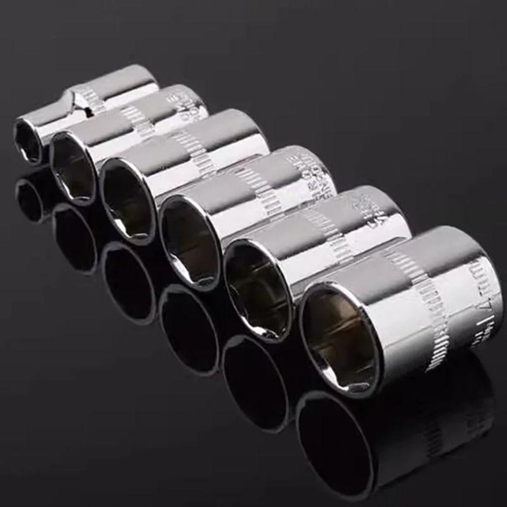 1Pcs For Ratchet Torque Wrench Hex Short Socket Hand Tool Drive Socket New Metric Key Sleeve