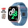 Voor Redmi Watch 5 Bandje Siliconen Polsband Voor Redmi Watch 4 Xiaomi Mi Band 8/9 Pro Schermbeschermer Film Correa Sport Armband