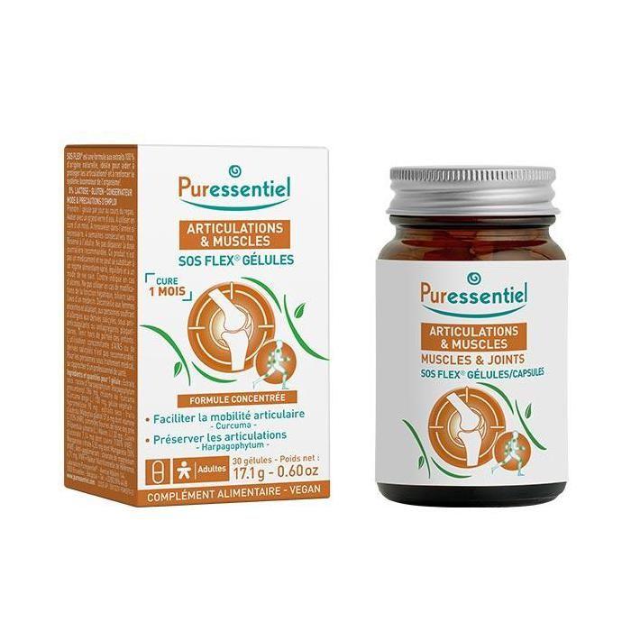 Puressentiel Articulations & Muscles S.O.S Flex 30 Gélules
