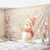 Christmas Psychedelic Tree Landscape Tapestry, Glowing Pink Forest Wall Hanging, Mystical Moon  River Backdrop for Room Decor