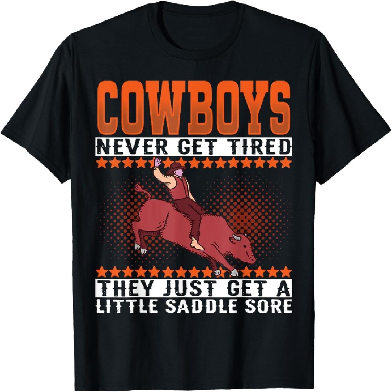 Rodeo Rider Crew Western Cowboy Horses Bulls Rodeo T-Shirt XXXXXL разноцветный