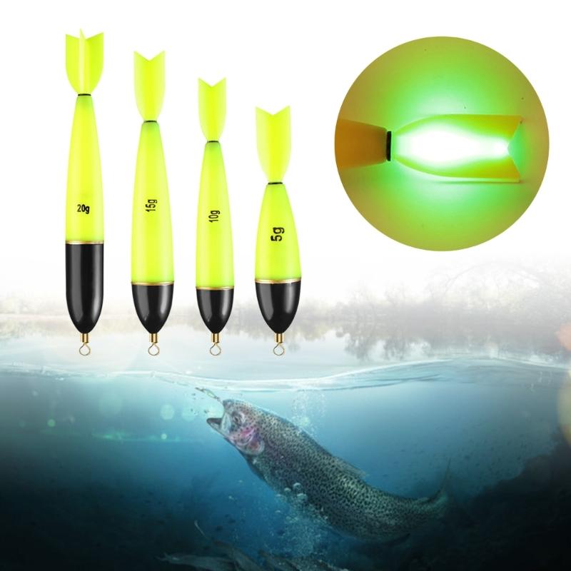 2 Stück Schwimmbojen Angelpose Nachtbeleuchtung Angelpose Licht Leuchtender Lichtstab für Angelleuchten Leuchtende Schwimmer