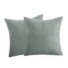 Corduroy Throw Cover - Color Design for Living Room Sofa Cushion