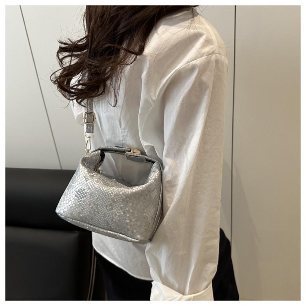 Pu Leather Woven Hobo Bag Small Shoulder Bag Fashion Clutch Bags  Handbags