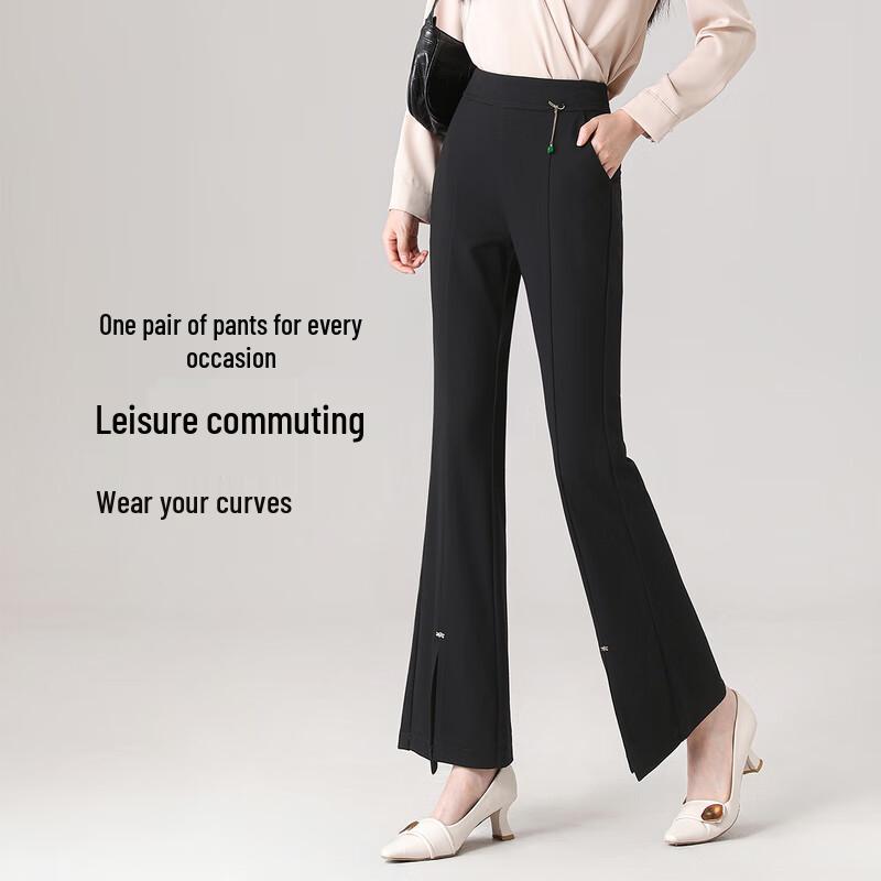 Si Shui Nian Hua Women's Elegant Casual Long Pants L22002K1