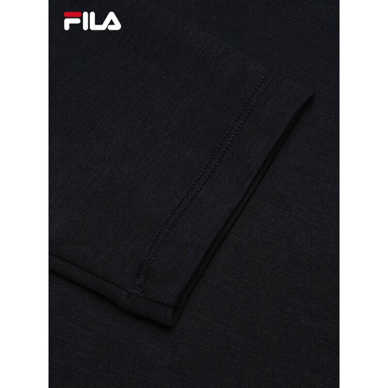 FILA Men's Knit Long Sleeve Polo Shirt
