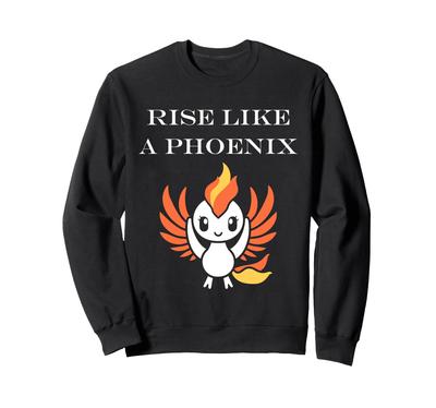 Humor Phönix Tiere Einfacher Feuervogel Aufstieg Phönix Sweatshirt