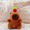 Little Red Book Capybara & Guinea Pig Plush Keychain Ornament