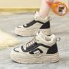 W3630 inner height-increasing women's shoes 2026 winter new velvet cotton shoes warm student board shoes muffin shoes casual