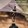 1-4PCS Camping Magnetic Hook Strong Suction Separable Outdoor Tent Canopy Carabiner Magnet Hanger Hiking Camping Accessories