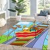 Garfield On Stage Square rugs are a great choice for living rooms, bedrooms, home décor, and as gifts