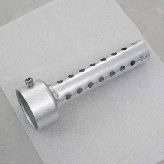 45mm Silver Universal Motorcycle Exhaust Can DB Killer Silencer Muffler Baffle