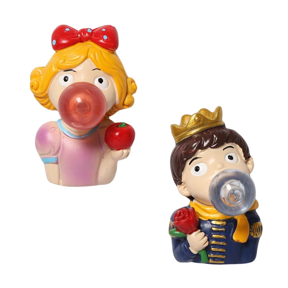 Niedliche Zeichentrickfigur Kreatives Seifenblasenblasen Persönlichkeit 3D-Harzdesign Kühlschrankmagnete Heimküchenbedarf