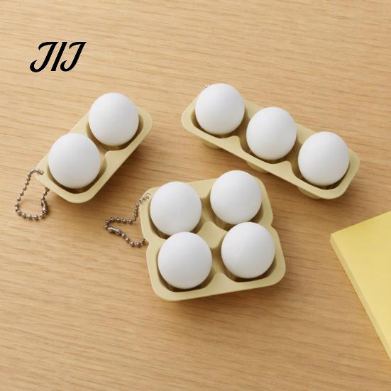Tactile Sensory Toy 3D Printed Egg Clicker Toy, 2/3/4-Egg Tray Fidget for Stress Relief Gadget Relief, Portable Decompression Button with Bead