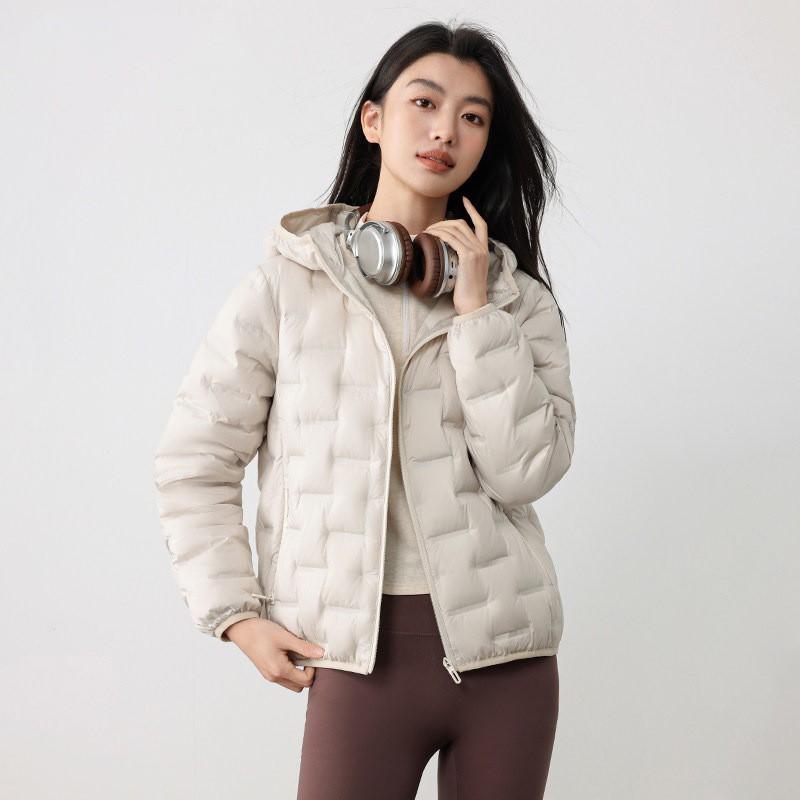 Womens Short Hooded Cotton Puffer Coat Fall Winter Loose Fit Casual Warm Commute Fashion Jacket