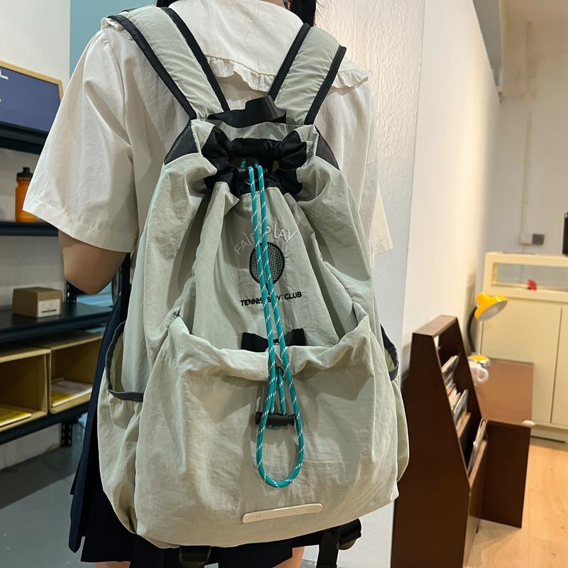Zaino leggero con coulisse da esterno Zaino da studente ad alta capacità per viaggi