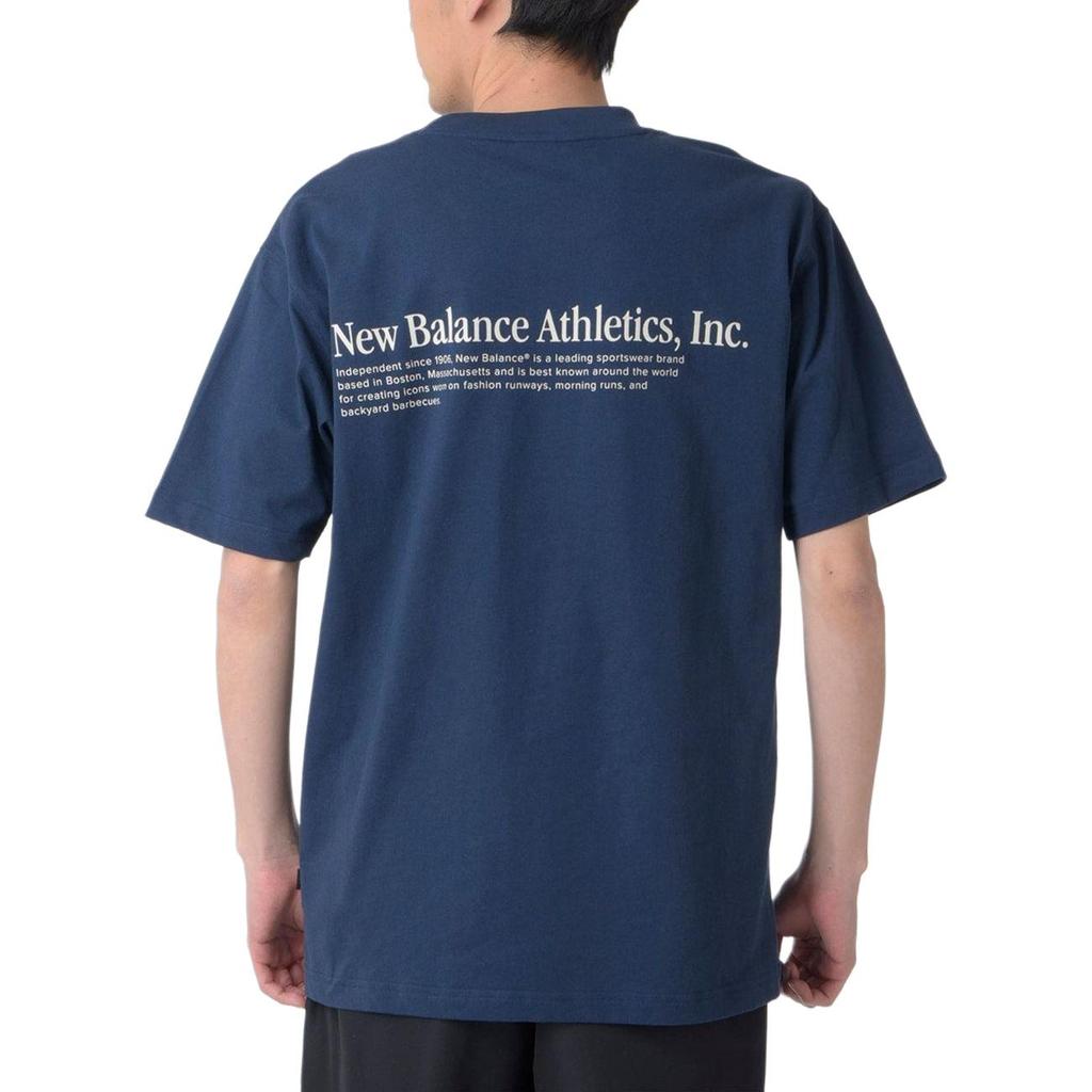New Balance T Shirt Men's Marine Blue MT41588-NNY
