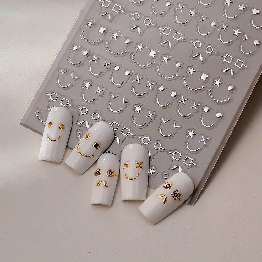 3D Starfish Goldfish Jelly Stickers for Nails, Phones, iPads & Planners
