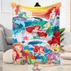 Undersea Mermaid Adventure Blanket ThrowBlanketUltra-Soft Suitable Office Bed Picnics Four Seasons Universal Digital Print Gift Blanket Y68