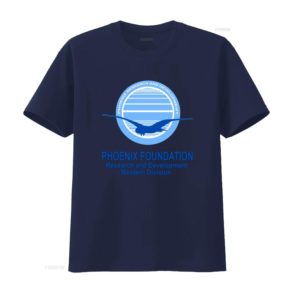 Phoenix Foundation Research T Shirt Macgyver Style Western Division Design vintage Washed Soft Stylish fashion Breathable
